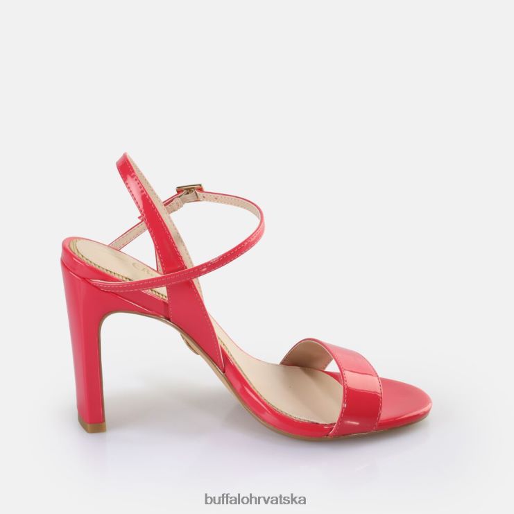 tamno roza Buffalo jean uredne sandale na petu veganske |sandale TDD6T41